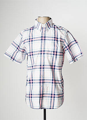 Chemise manches courtes poches rose SAINT JAMES homme
