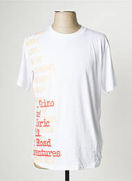 T-shirt stretch manches courtes blanc DAVID homme