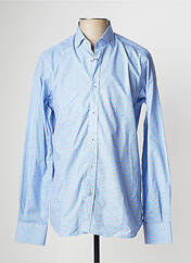 Chemise manches longues bleu BASSETTE pour homme seconde vue