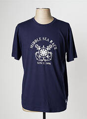 T-shirt bleu DAVID pour homme seconde vue