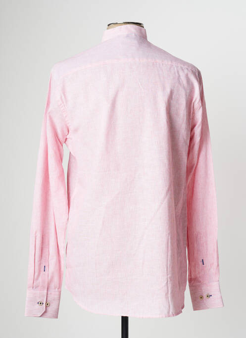 Chemise manches longues rouge BASSETTE pour homme