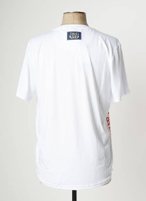 T-shirt blanc DAVID pour homme