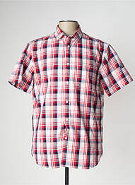 Chemise manches courtes poches rouge SAINT JAMES homme