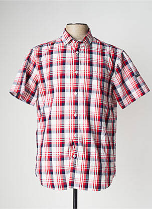 Chemise manches courtes poches rouge SAINT JAMES homme