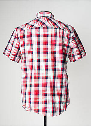 Chemise manches courtes poches rouge SAINT JAMES homme