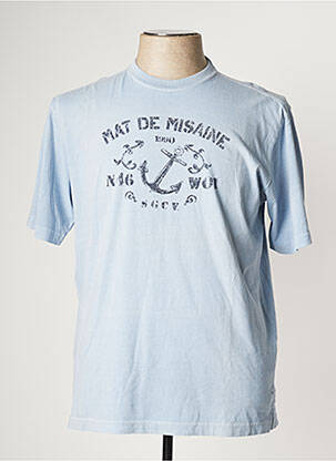 T-shirt bleu MAT DE MISAINE pour homme