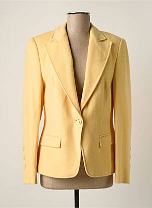 Blazer poches jaune HAUBER femme