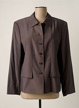 Veste casual epaulette violet ARA femme