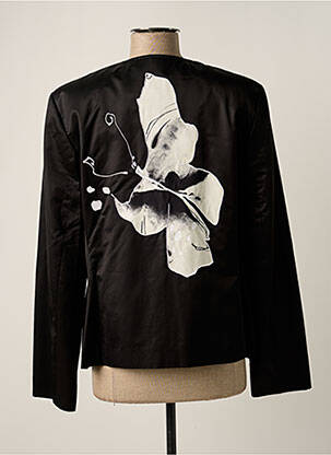 Veste casual epaulette noir HAUBER femme
