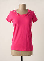 T-shirt rose COWEST pour femme seconde vue