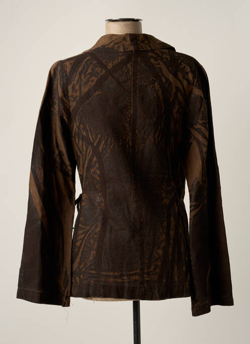 Veste casual coupe cintrée marron ISABEL DE PEDRO femme