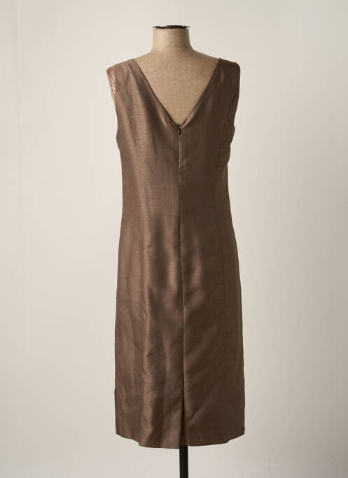 Robe mi-longue marron BASLER femme