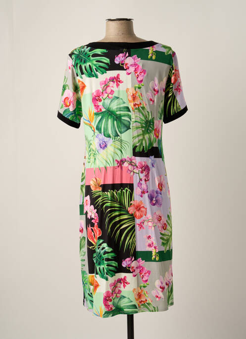 Robe mi-longue vert BARANDI pour femme