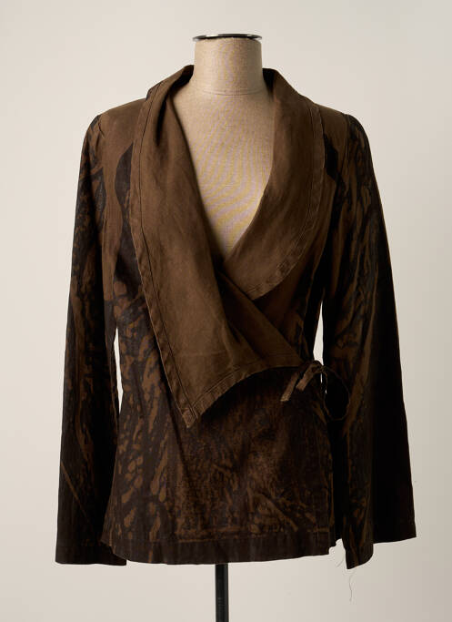 Veste casual marron ISABEL DE PEDRO pour femme