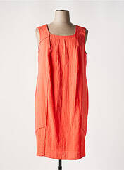 Robe mi-longue orange TELMAIL pour femme seconde vue