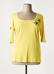 T-shirt jaune THALASSA pour femme seconde vue