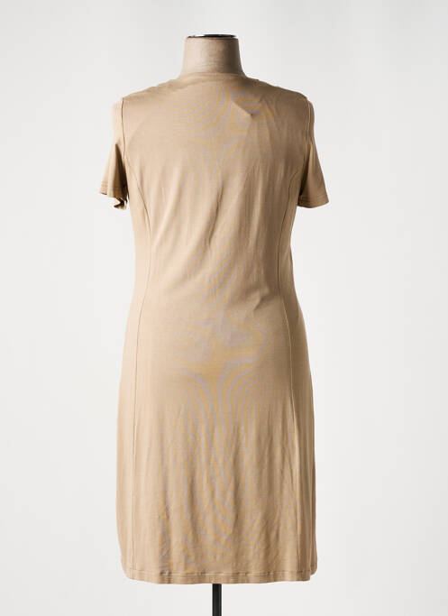 Robe mi-longue beige ESCOLA pour femme