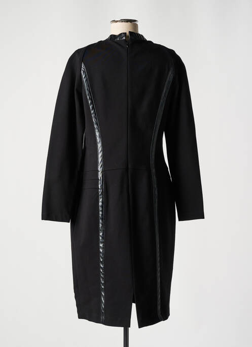 Robe mi-longue noir O.K.S pour femme