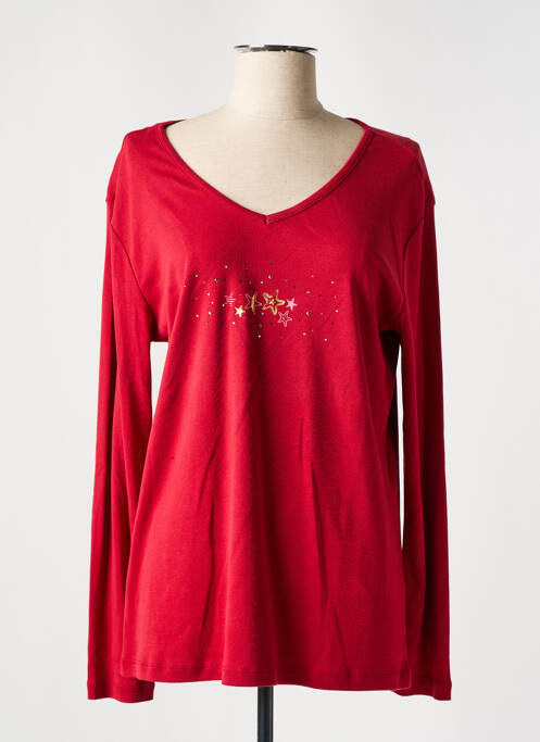 T-shirt rouge THALASSA pour femme