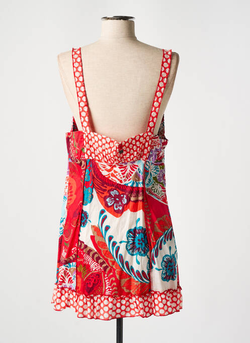 Tunique manches longues rouge FRED SABATIER pour femme