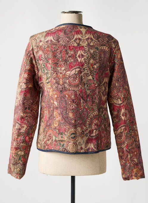 Veste casual rouge COWEST pour femme