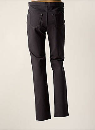 Pantalon slim tissage popeline taille normale gris BARILOCHE femme