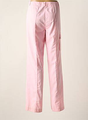 Pantalon cargo coupe droite taille normale rose HAUBER femme