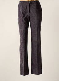 Pantalon slim tissage popeline taille normale gris WEINBERG femme