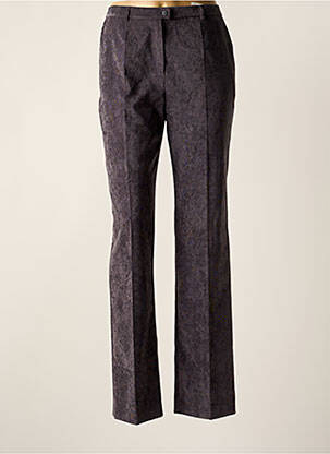 Pantalon slim tissage popeline taille normale gris WEINBERG femme