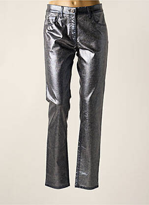Pantalon slim taille normale taille normale gris ZERRES femme