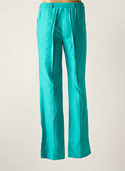 Pantalon droit bleu FRANK WALDER pour femme seconde vue