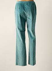 Pantalon droit bleu HAUBER pour femme seconde vue