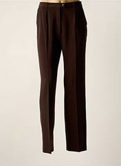 Pantalon droit marron QUATTRO pour femme seconde vue