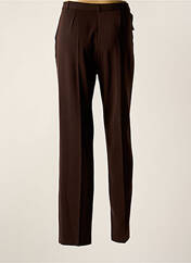 Pantalon droit marron QUATTRO pour femme seconde vue