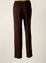 Pantalon droit marron QUATTRO pour femme seconde vue