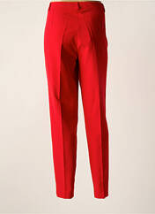 Pantalon droit rouge ANDAMIO pour femme seconde vue