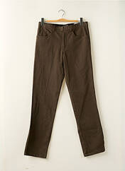 Pantalon droit marron PETER COFOX pour homme seconde vue