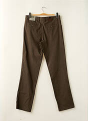 Pantalon droit marron PETER COFOX pour homme seconde vue