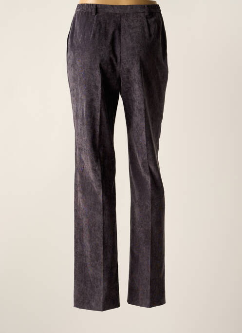 Pantalon slim tissage popeline taille normale gris WEINBERG femme