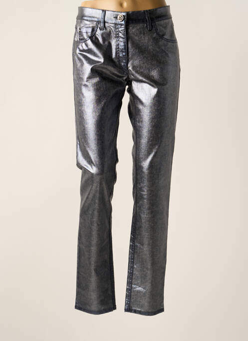 Pantalon slim taille normale taille normale gris ZERRES femme