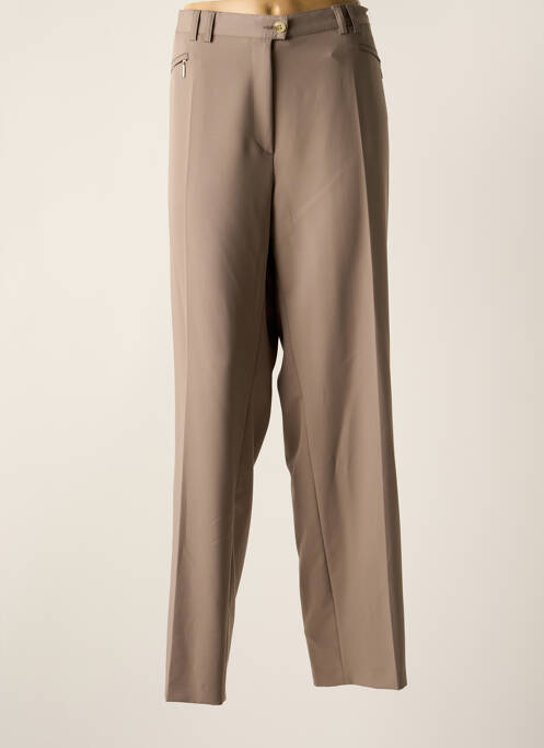 Pantalon droit beige GERKE MY PANTS pour femme