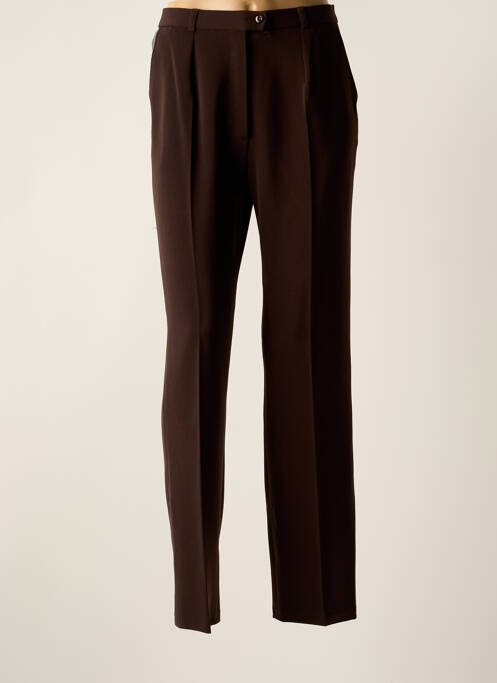 Pantalon droit marron QUATTRO pour femme