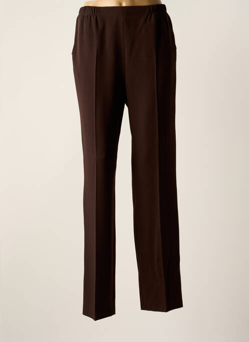 Pantalon droit marron QUATTRO pour femme