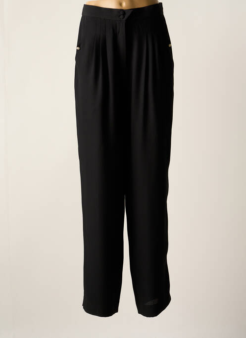 Pantalon droit noir ASABLE pour femme