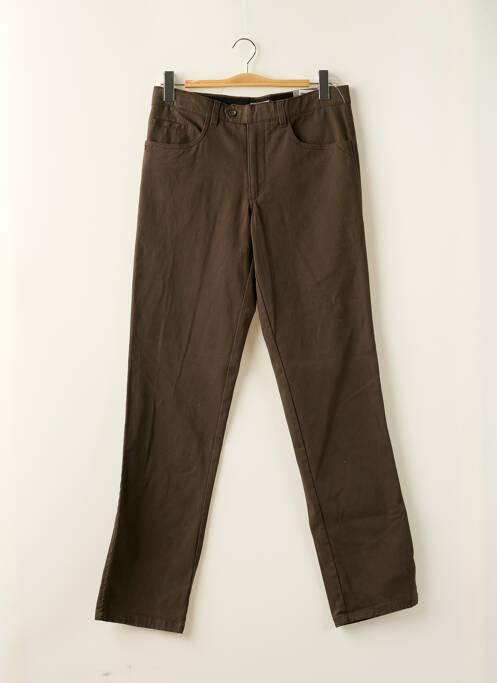 Pantalon droit marron PETER COFOX pour homme