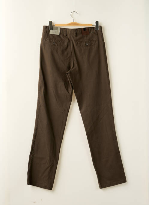 Pantalon droit marron PETER COFOX pour homme