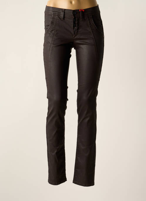 Pantalon slim marron ASCARI pour femme