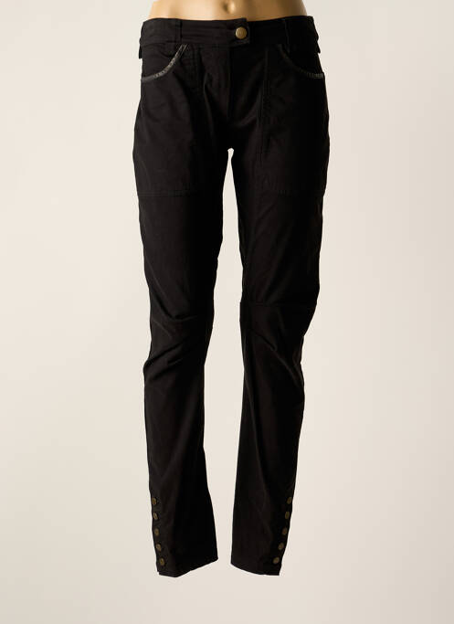 Pantalon slim noir ISABEL DE PEDRO pour femme