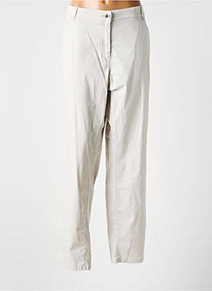 Pantalon slim taille normale beige GERKE MY PANTS femme