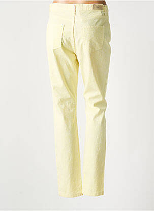 Pantalon slim stretch taille normale jaune LCDN femme